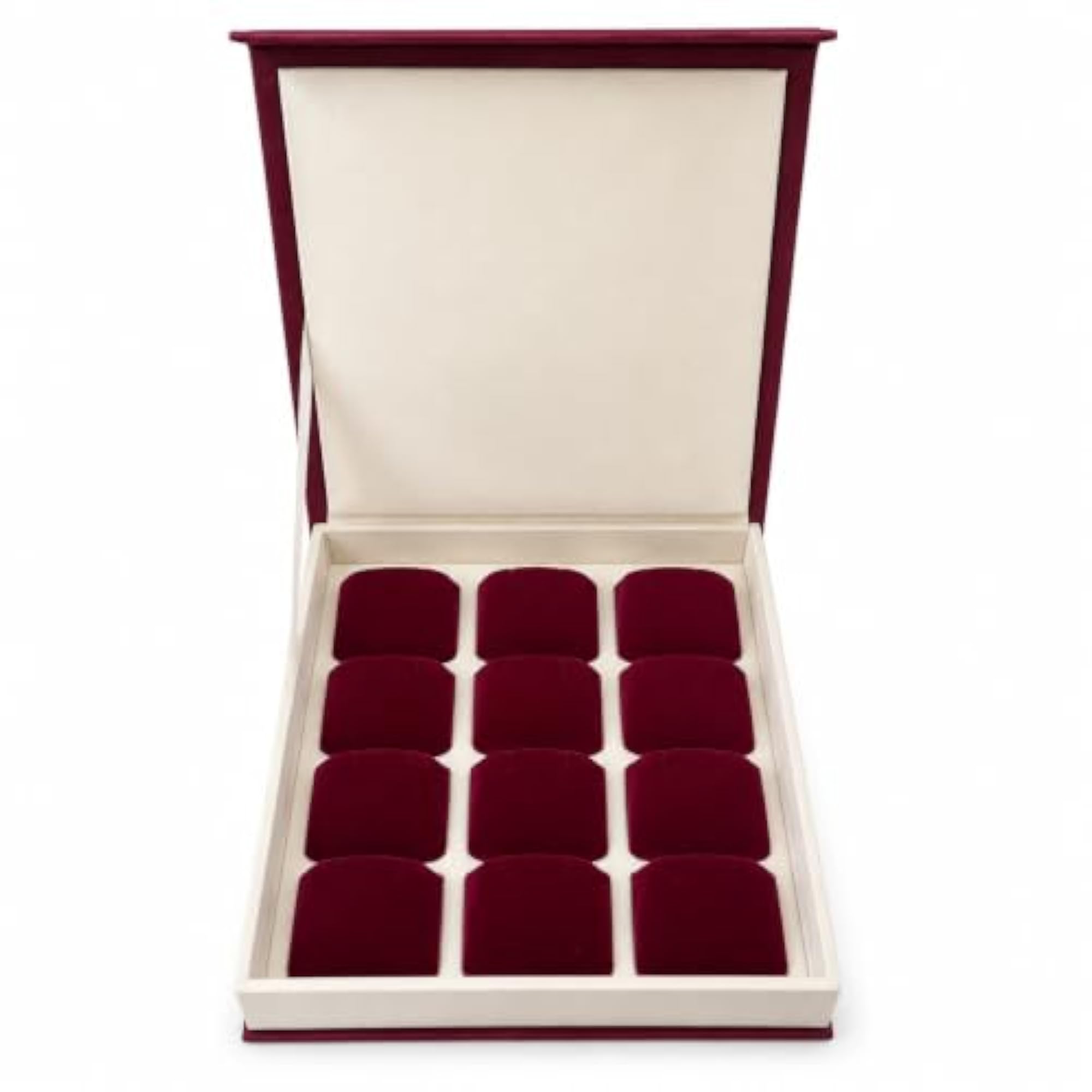 Premium 12-Set Earring & Stud Jewellery Organizer Box